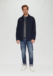s.Oliver Strickpullover Dunkelgrau/Grau/Hellgrau