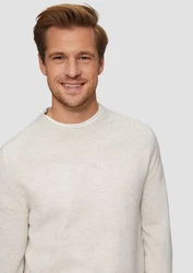 s.Oliver Strickpullover Weiß/Grau/Khaki/Creme/Beige