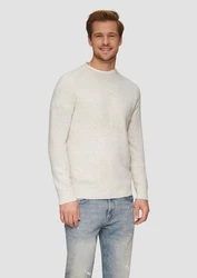 s.Oliver Strickpullover Weiß/Grau/Khaki/Creme/Beige