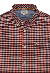 camel active Langarmhemd Dunkelrot/Rot/Braun/Bordeaux