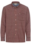 camel active Langarmhemd Dunkelrot/Rot/Braun/Bordeaux