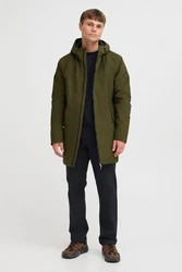 Indicode Winterjacke modischer Mantel Dunkelgrün/Grün