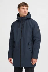 Indicode Winterjacke modischer Mantel Dunkelblau/Blau