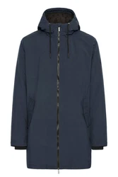 Indicode Winterjacke modischer Mantel Dunkelblau/Blau