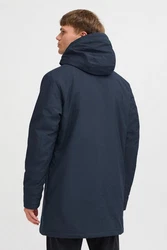 Indicode Winterjacke modischer Mantel Dunkelblau/Blau
