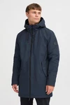 Indicode Winterjacke modischer Mantel Dunkelblau/Blau