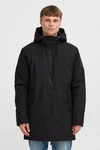 Indicode Winterjacke modischer Mantel Schwarz/Braun