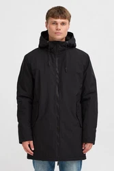 Indicode Winterjacke modischer Mantel Schwarz/Braun
