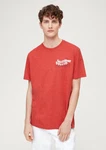 s.Oliver Kurzarmshirt T-Shirt mit Frontprint Rot