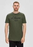 s.Oliver Kurzarmshirt T-Shirt mit Logo-Print Artwork 