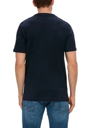 s.Oliver T-Shirt Kurzarmshirt Dunkelblau/Schwarz/Rot/Mischfarben