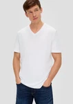 s.Oliver Kurzarmshirt Basic-T-Shirt im 2er-Pack Weiß/Creme