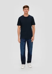 s.Oliver T-Shirt Regular Fit (2-tlg) Rundhals Kurzarm Dunkelblau/Hellblau
