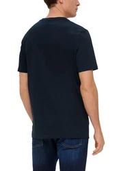 s.Oliver T-Shirt Regular Fit (2-tlg) Rundhals Kurzarm Dunkelblau/Hellblau