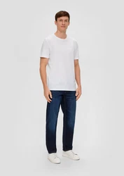 s.Oliver T-Shirt Regular Fit (2-tlg) Rundhals Kurzarm Weiß/Creme