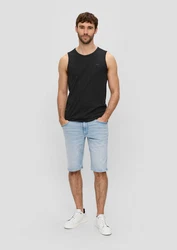 s.Oliver Shirttop Artwork Schwarz