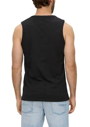 s.Oliver Shirttop Artwork Schwarz