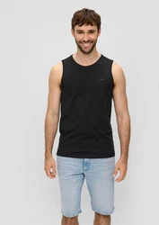 s.Oliver Shirttop Artwork Schwarz