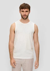 s.Oliver Shirttop Artwork Weiß/Creme
