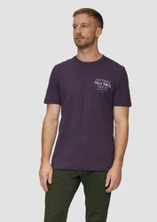 s.Oliver T-Shirt Kurzarmshirt Dunkelblau/Lila/Fliederfarben