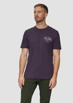 s.Oliver T-Shirt Kurzarmshirt Dunkelblau/Lila/Fliederfarben