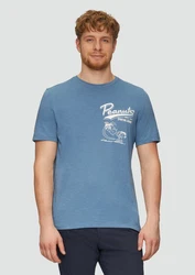 s.Oliver T-Shirt Hellblau/Blau