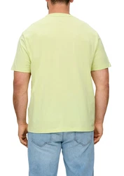 s.Oliver Kurzarmshirt mit Frontprint Artwork Grün/Neonfarben/Hellgrün