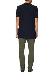 s.Oliver T-Shirt mit Print Artwork Khaki/Dunkelblau/Dunkelgrün/Blau