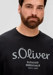 s.Oliver T-Shirt Silber/Braun/Schwarz/Grau