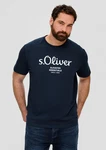 s.Oliver T-Shirt Dunkelblau/Silber/Blau/Braun/Grau