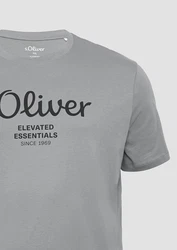 s.Oliver T-Shirt Silber/Hellblau/Blau/Grau