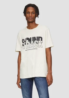 QS T-Shirt mit Front- und Rückenprint QS T-Shirt mit Front- und Rückenprint