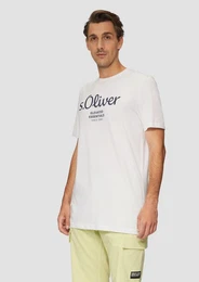 Kurzarmshirt T-Shirt mit Logo-Print Artwork