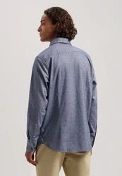 Dstrezzed Langarmhemd Olav Shirt Hellblau/Grau/Blau/Dunkelblau