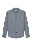Dstrezzed Langarmhemd Olav Shirt Hellblau/Grau/Blau/Dunkelblau