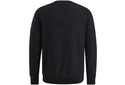 PME LEGEND Strickpullover R-NECK AMERICAN CLASSIC KNIT Dunkelblau/Schwarz