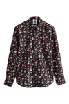 Next Langarmhemd mit Weihnachts-Print Rot/Rosa