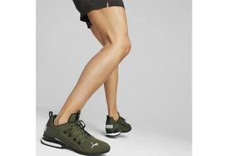 PUMA Axelion Refresh Herrenschuhe Dunkelgrün/Grün