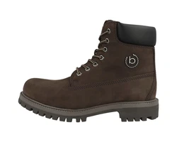 bugatti Poleman Schnürstiefelette Dunkelbraun/Braun
