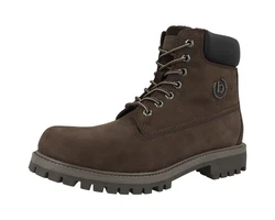 bugatti Poleman Schnürstiefelette Dunkelbraun/Braun