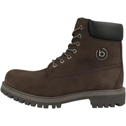 bugatti Poleman Schnürstiefelette Dunkelbraun/Braun