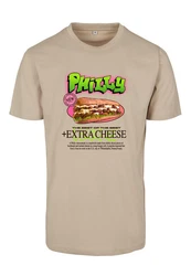 MisterTee Philly Sandwich Tee Grau/Braun/Khaki/Dunkelgrün