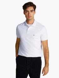 TOMMY HILFIGER Poloshirt Weiß/Creme/Dunkelblau/Grau/Hellblau