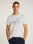 Tommy Jeans T-Shirt TJM REG RWB SIGNATURE TEE mit Logodruck Hellblau/Weiß/Braun/Gelb/Bordeaux/Grau