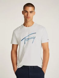 T-Shirt TJM REG RWB SIGNATURE TEE mit groem Logodruck