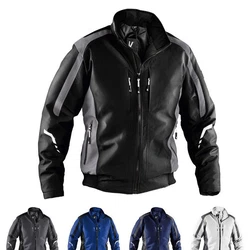 Kübler Pilotenjacke Grau/Schwarz/Dunkelgrau/Dunkelblau/Blau