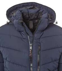 CASAMODA Anorak Steppjacke Outdoor Jacke Dunkelblau/Hellblau/Blau