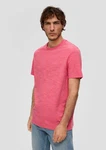 s.Oliver Kurzarmshirt T-Shirt mit Crew Neck Rosa/Rot