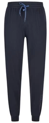 Phil & Co. Pyjamahose Herren Schlafanzughose lang Dunkelblau/Blau