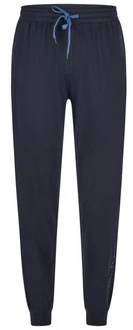 Phil & Co. Pyjamahose Herren Schlafanzughose lang Dunkelblau/Blau